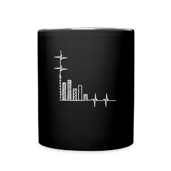 Normal Distribution Statistician Data Scientist - Full Colour Mug - black - Front