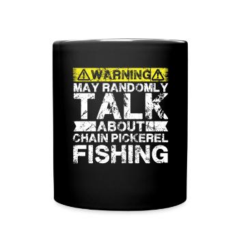 Pêche - Sélecteur de chaîne Poisson - Mug uni - noir - Devant