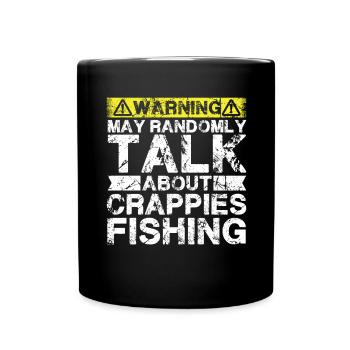 Fishing - Crappies Fish - Full Colour Mug - black - Front