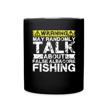 Fishing - False Albacore Fish - Full Colour Mug - black - Front