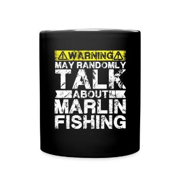 Pêche - Marlin Fish - Mug uni - noir - Devant