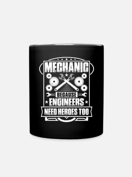 Mechanic Mechanic Mechanics Mechanic - Full Colour Mug - black
