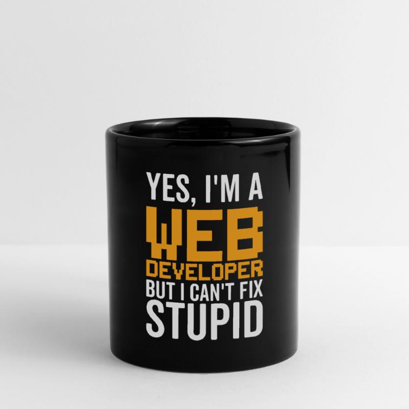 Stupid - Web Developer Full Colour Mug