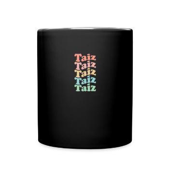 Vintage 70s Hippie Yemen City - Retro Taiz - Mug uni - noir - Devant