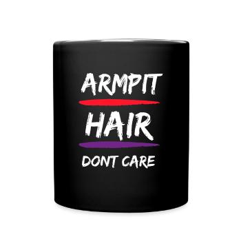 Féministe Anti Rasage Corps Velu - Mug uni - noir - Devant