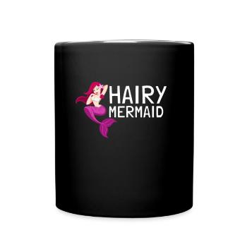 Féministe Anti Rasage Corps Velu - Mug uni - noir - Devant