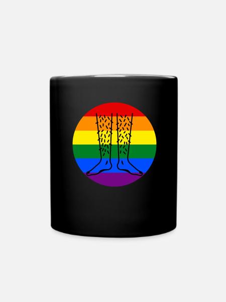 Féministe Anti Rasage Corps Velu - Mug uni - noir