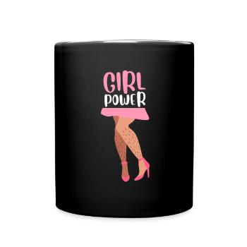 Féministe Anti Rasage Corps Velu - Mug uni - noir - Devant