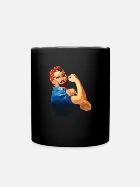 Feminist Anti Shaving Hairy Body - Tasse einfarbig - Schwarz