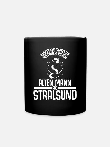 Stralsund Stralsunder - Tasse einfarbig - Schwarz