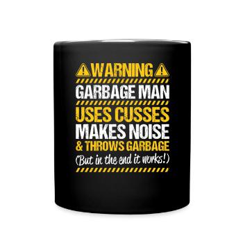 Spécialiste du recyclage et de la gestion des déchets - Mug uni - noir - Devant