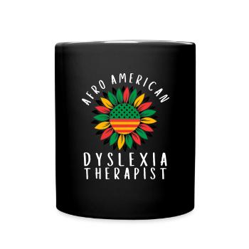Mois de la sensibilisation à la thérapie de lecture dyslexique, Dyslexie - Mug uni - noir - Devant