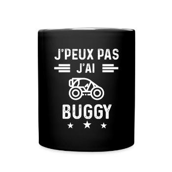 quad je peux pas j'ai buggy - Mug uni - noir - Devant
