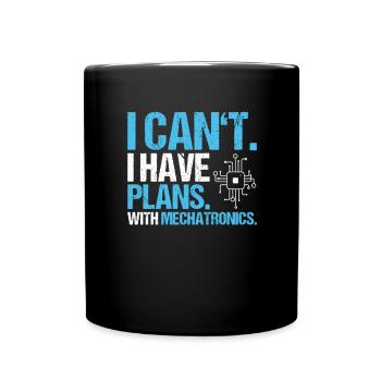 Mechatroniker Mechatronik Mechatronics Engineer - Full Colour Mug - black - Front