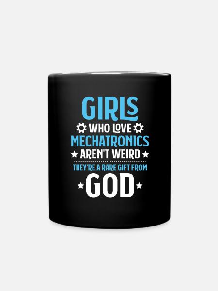 Mechatroniker Mechatronik Mechatronics Engineer - Tasse einfarbig - Schwarz