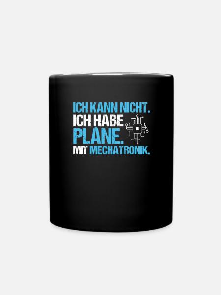 Mechatroniker Mechatronik Mechatronics Engineer - Tasse einfarbig - Schwarz