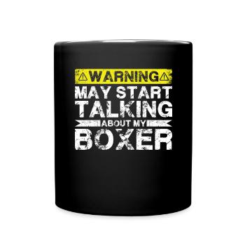 Speaking of boxers - Full Colour Mug - black - Front