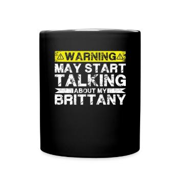 Apropos Bretagne - Tasse einfarbig - Schwarz - Vorne