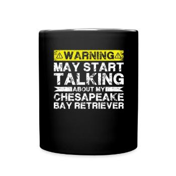 Apropos Chesapeake Bay Retriever - Tasse einfarbig - Schwarz - Vorne