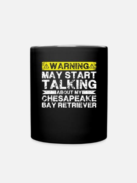 Apropos Chesapeake Bay Retriever - Tasse einfarbig - Schwarz