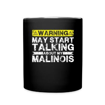 Speaking of Malinois - Full Colour Mug - black - Front