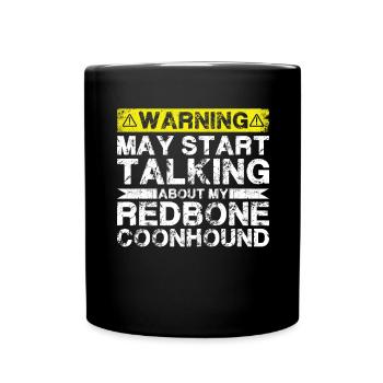 Speaking of Redbone Coonhound - Full Colour Mug - black - Front