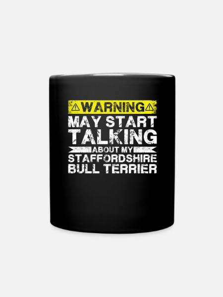 A proposito di Staffordshire bull terrier - Tazza monocolore - nero