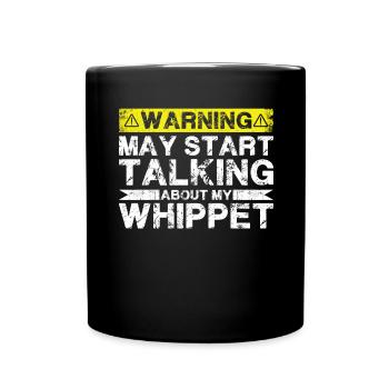 Parlez de Whippet - Mug uni - noir - Devant