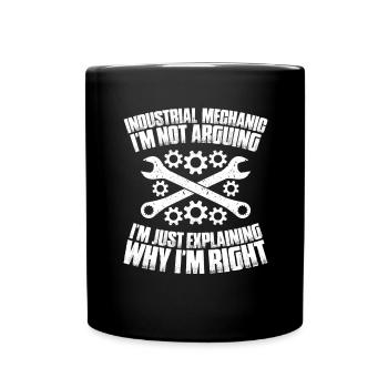Industriemechaniker Industrial Mechanic - Full Colour Mug - black - Front