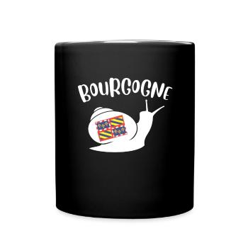 Escargot Bourgogne France - Full Colour Mug - black - Front