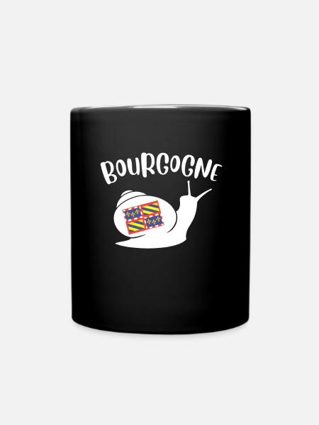 Escargot Bourgogne France - Mug uni - noir