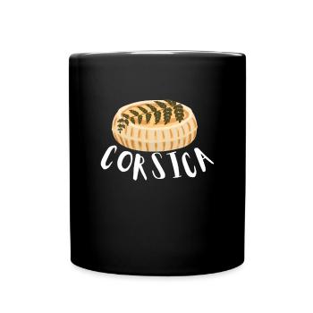 Corse Corsu Corsse 2B Tête De Maure Corse - Mug uni - noir - Devant