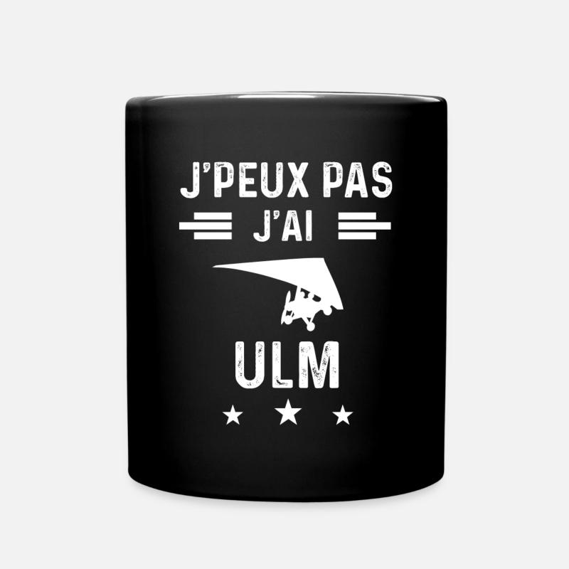 motorisé je peux pas j'ai ulm - Mug uni - noir