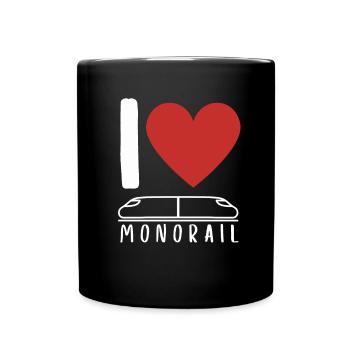 Les transports en commun se tiennent à l’écart de - Mug uni - noir - Devant