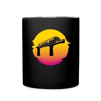 Les transports en commun se tiennent à l’écart de - Mug uni - noir - Devant