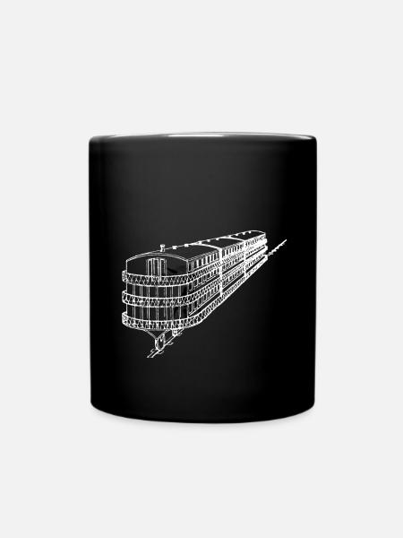 Les transports en commun se tiennent à l’écart de - Mug uni - noir