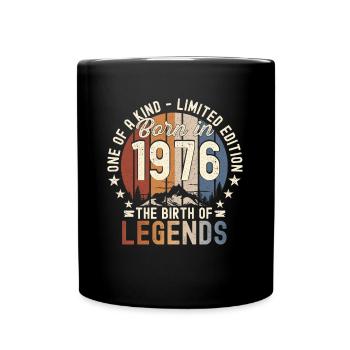 Légendaire depuis 1976 46ème cadeau d’anniversaire Génial - Mug uni - noir - Devant