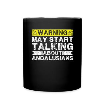 Speaking of Andalusian - Full Colour Mug - black - Front