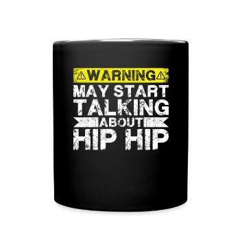 Parlez de musique hip-hop - Mug uni - noir - Devant