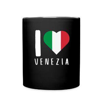 Venice Gondola Italy Venezia - Full Colour Mug - black - Front