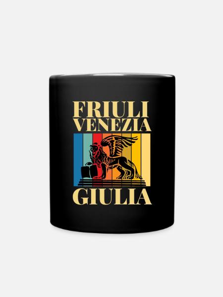 Venice Gondola Italy Venezia - Full Colour Mug - black