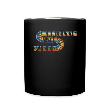 Vintage Geburtstagsdesign Original 2000 - Tasse einfarbig - Schwarz - Vorne