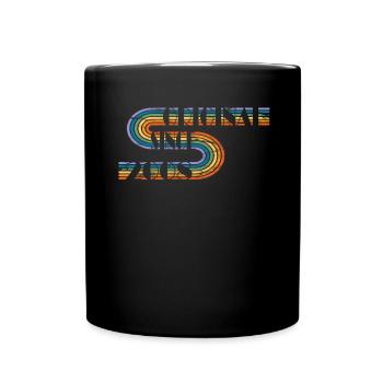 Vintage Birthday Design Original 2008 - Full Colour Mug - black - Front