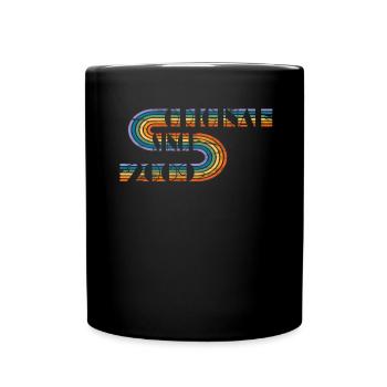 Vintage Birthday Design Original 2009 - Full Colour Mug - black - Front