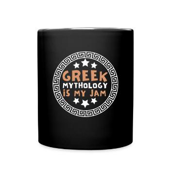 Mythologie grecque Dieux Grèce antique - Mug uni - noir - Devant