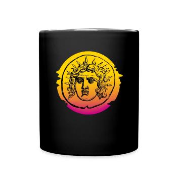 Greek Mythology Gods Ancient Greece - Full Colour Mug - black - Front