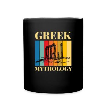 Greek Mythology Gods Ancient Greece - Tasse einfarbig - Schwarz - Vorne