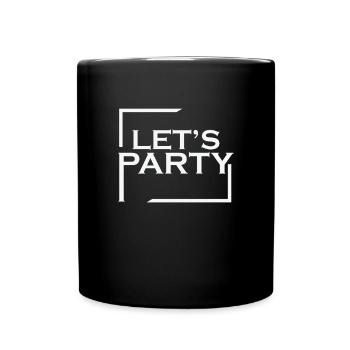 Faisons la fête Musique de danse Célébrons les amis - Mug uni - noir - Devant