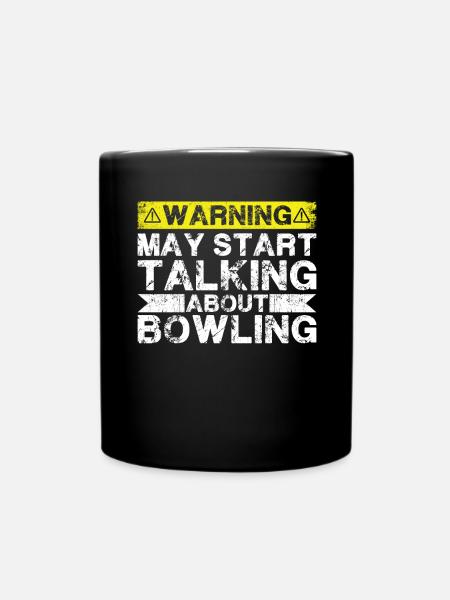 Apropos Bowling - Tasse einfarbig - Schwarz