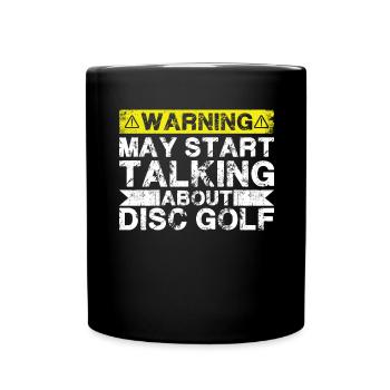 Parlez de Disc Golf - Mug uni - noir - Devant